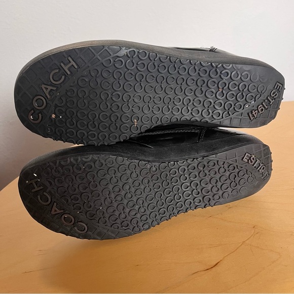 Coach Polina Black Puffer Boots Snow Rain Size 8.5 - Picture 12 of 12